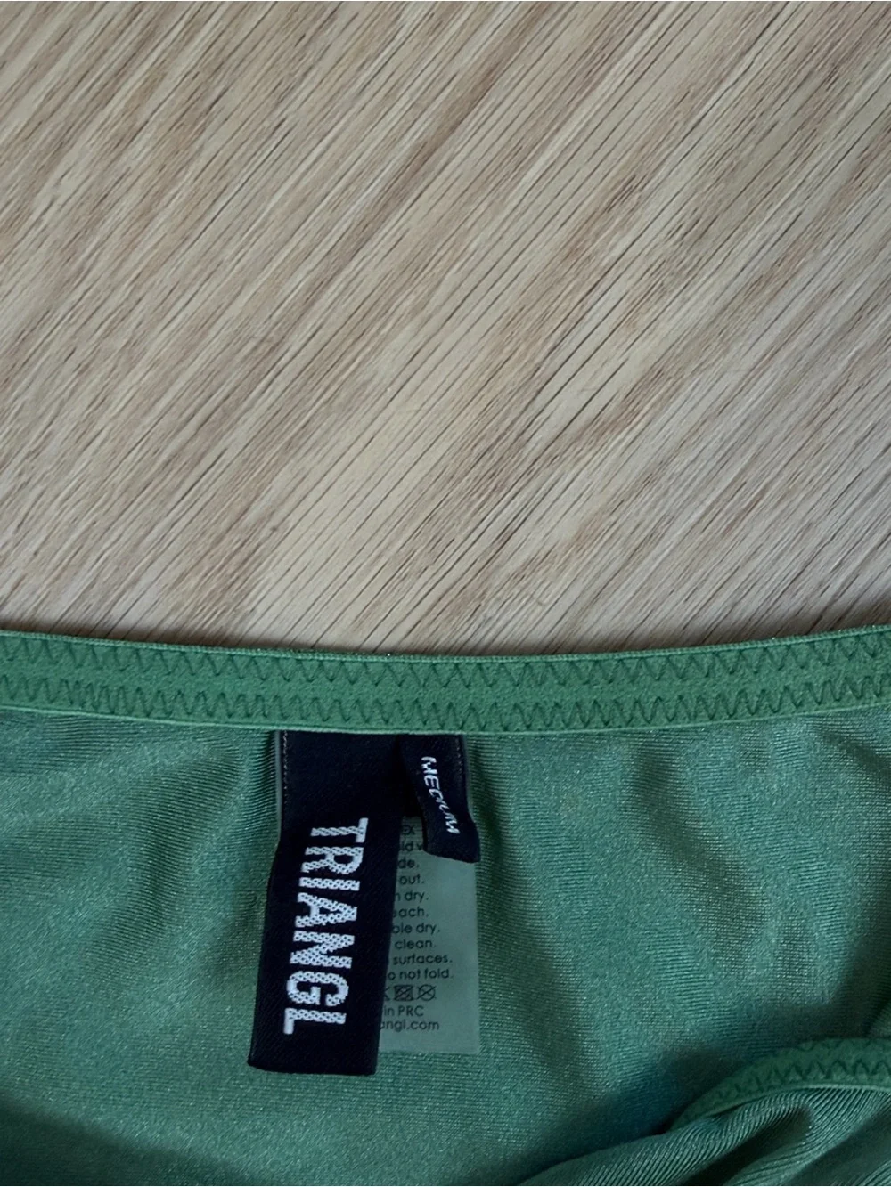TRIANGL Swimwear Vinca Fawn Sparkle Bikini Bottom M